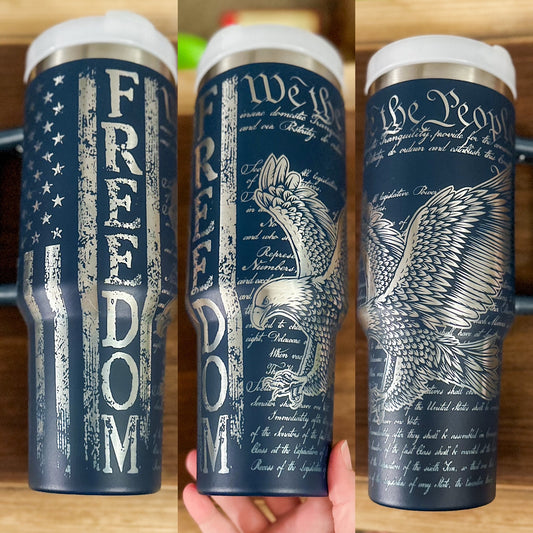 Freedom - Navy 40 Oz