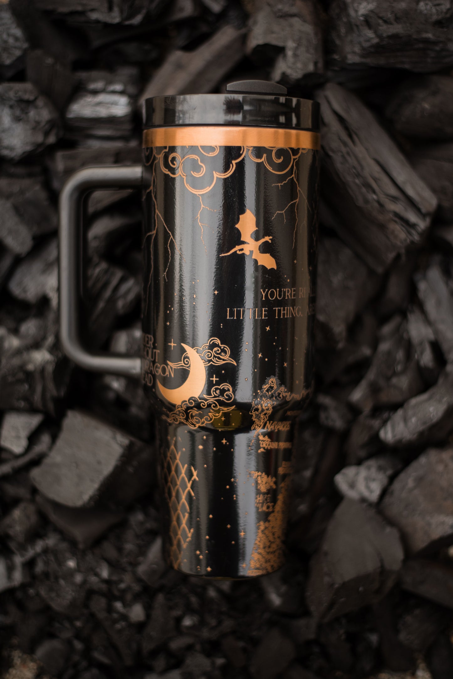 Dragon - Brass + Black 40 Oz